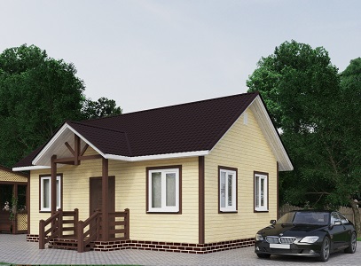 Купить дом 8 на 8 в Вятских Полянах цена от 822555 руб